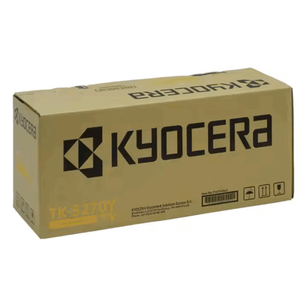 Kyocera TK-5270Y Yellow Toner Cartridge – For ECOSYS P5021cdn, M5521cdn